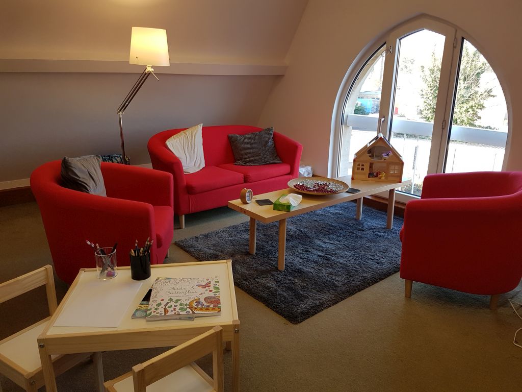A therapy room at the clinic